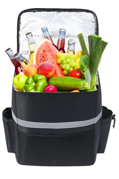 Profesyonel Kamp Için Soğutucu Termal Sırt Çantası - Reflektörlü Yemek Taşıma Sırt Çantası