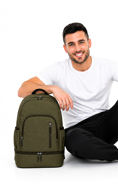 Profesyonel Spor Sırt Çantası - Ayakkabı Bölmeli , Laptop Bölmeli , Su Geçirmez Sırt Çantası
