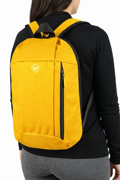 Sarı Renk Mini Sırt Çantası - Yürüyüş ve Bisiklet İçin Uygun -10 Lt. Unisex