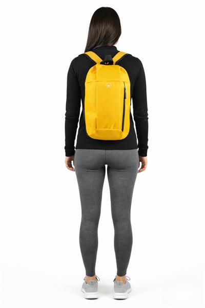 Sarı Renk Mini Sırt Çantası - Yürüyüş ve Bisiklet İçin Uygun -10 Lt. Unisex
