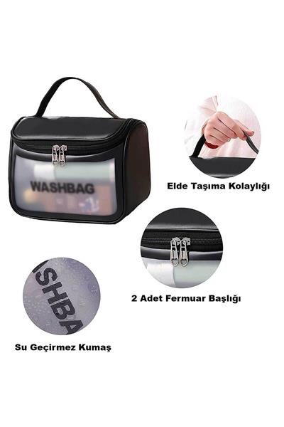 Woys Seyahat Washbag Makyaj Ve Kişisel Bakım Ürünleri Taşıma Çantası