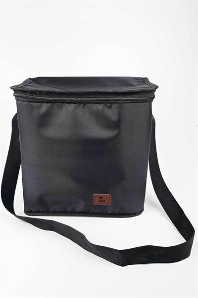 WOYS TRAVEL 30 Litre Siyah Termal Yemek Taşıma ve Piknik Çantası Buz Akülü