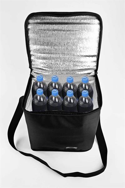 WOYS TRAVEL 30 Litre Siyah Termal Yemek Taşıma ve Piknik Çantası Buz Akülü