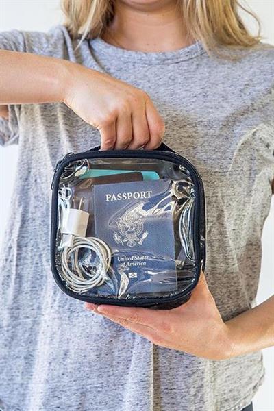 Woys Tekli Şeffaf Seyahat, Eşya ,makyaj Çantası - Şu Geçirmez Kumaş