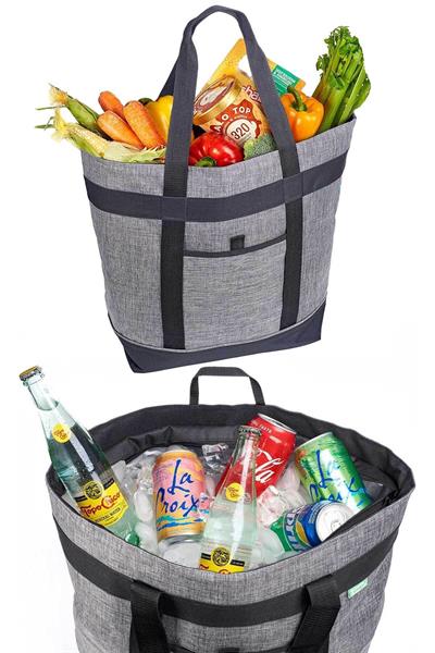 Woys Termoslu Buzluk Çanta Piknik Anne Bebek Askılı Soğutuculu Yalıtımlı Termal Yiyecek Içecek Çantası