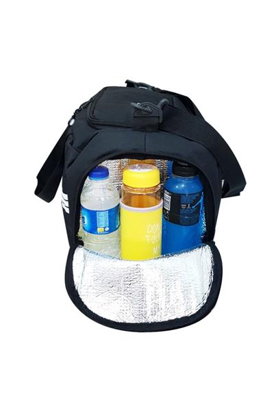 Woys Unisex Siyah Bölmeli Sporcu Çantası