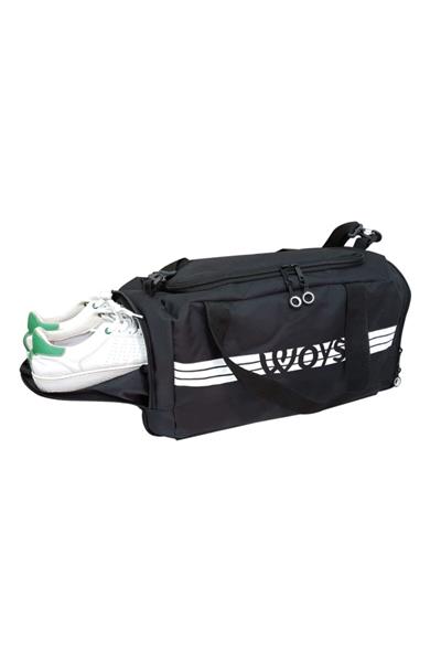 Woys Unisex Siyah Bölmeli Sporcu Çantası
