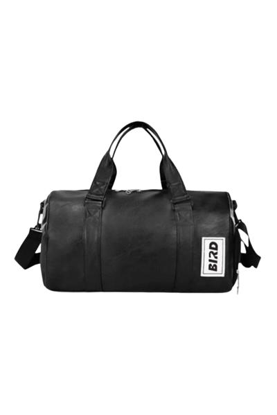 Woys Unisex Su Geçirmez Profesyonel Siyah Spor Çantası - Fitness Sporcu Çantası No 19
