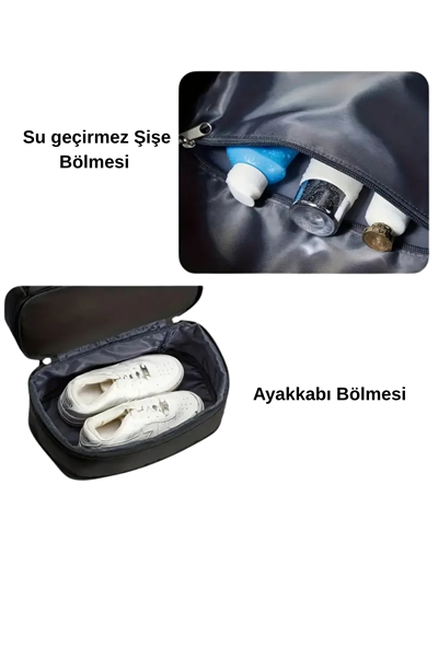 Woys Profesyonel Spor Sırt Çantası - Ayakkabı Bölmeli , Laptop Bölmeli , Su Geçirmez Sırt Çantası