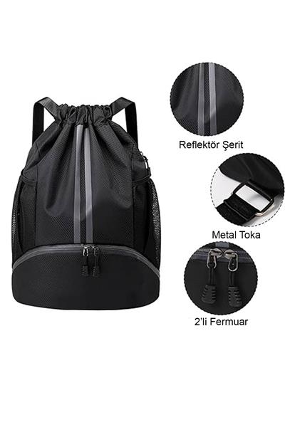 Woys Unisex Sırt Çantası Futbol Fitness Basketbol Seyahat Okul Spor Sırt Çantası