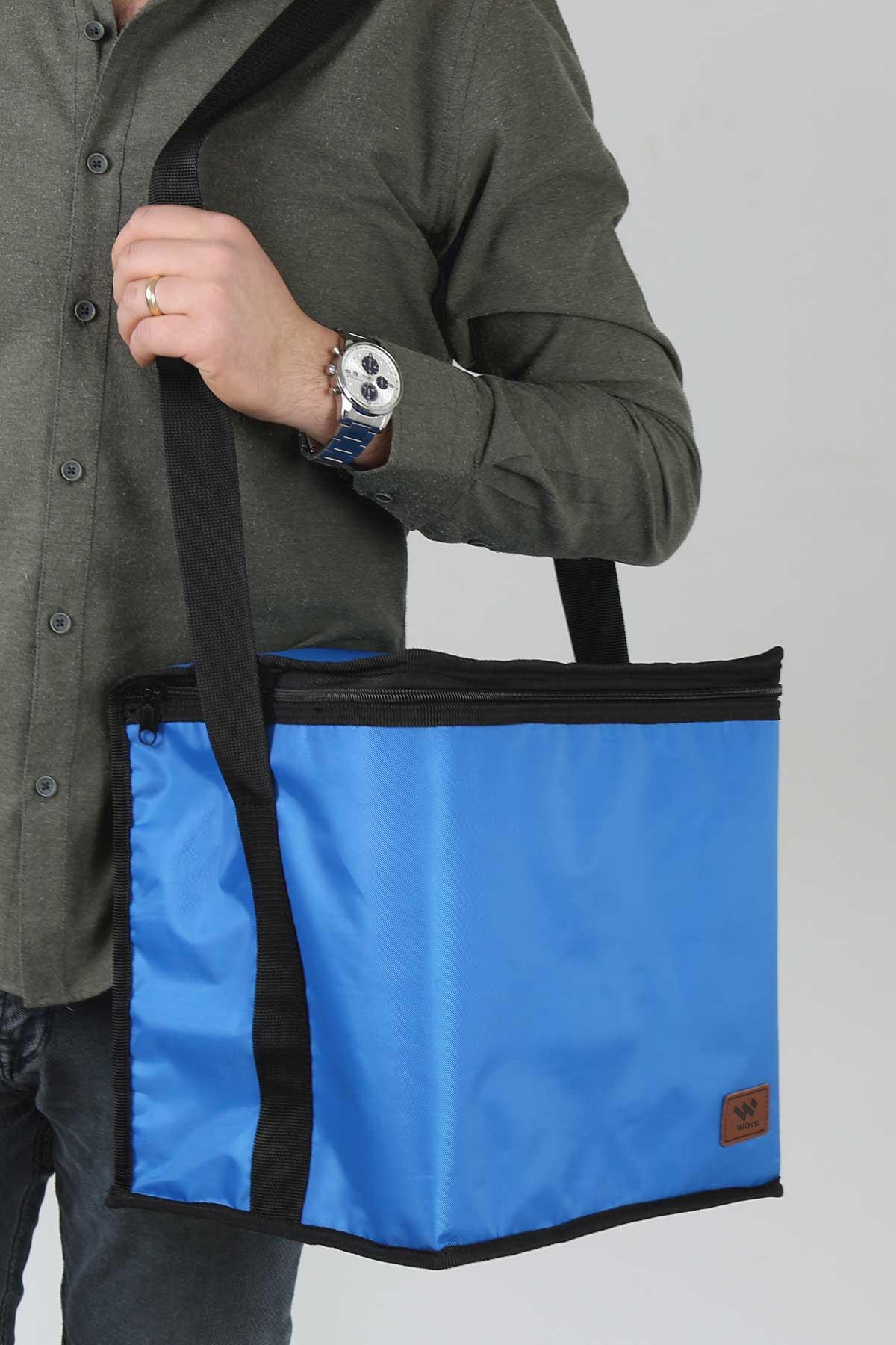 Woys Mavi Renk Termal Çanta - Kamp Piknik Çantası