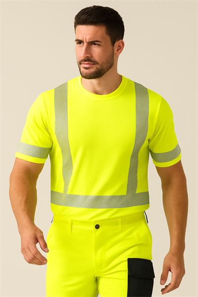 Hi-Vis Sarı Kısa Kol