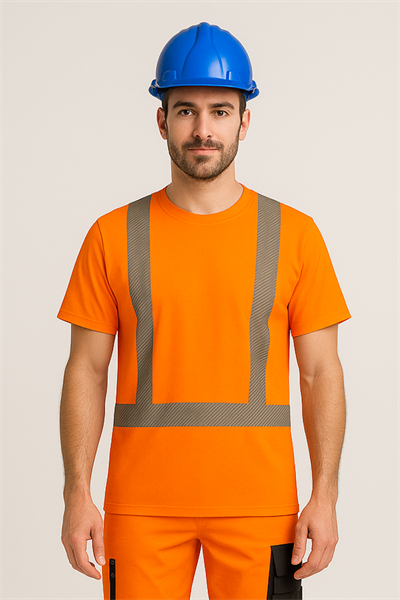 Hi-Vis Turuncu Kısa Kol