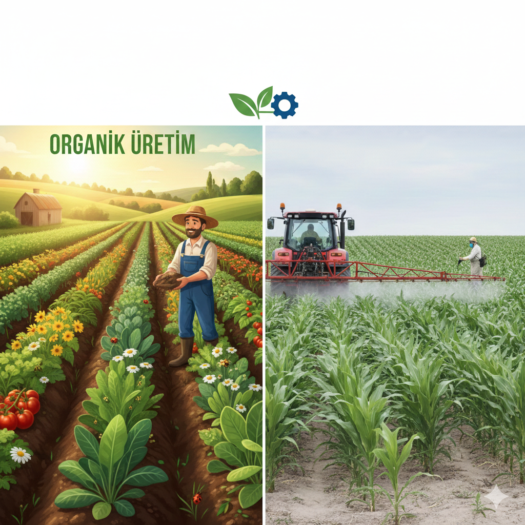 Organik Üretim ve Konvansiyonel Üretim Arasındaki Farklar