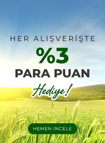Üyelere Özel her alışverişinizde %3 Parapuan biriktirin
