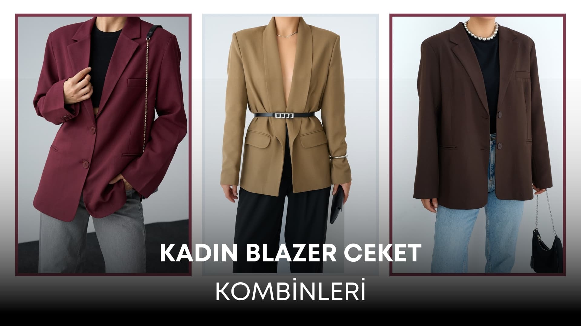 Blazer Ceket Kombinleri kadın