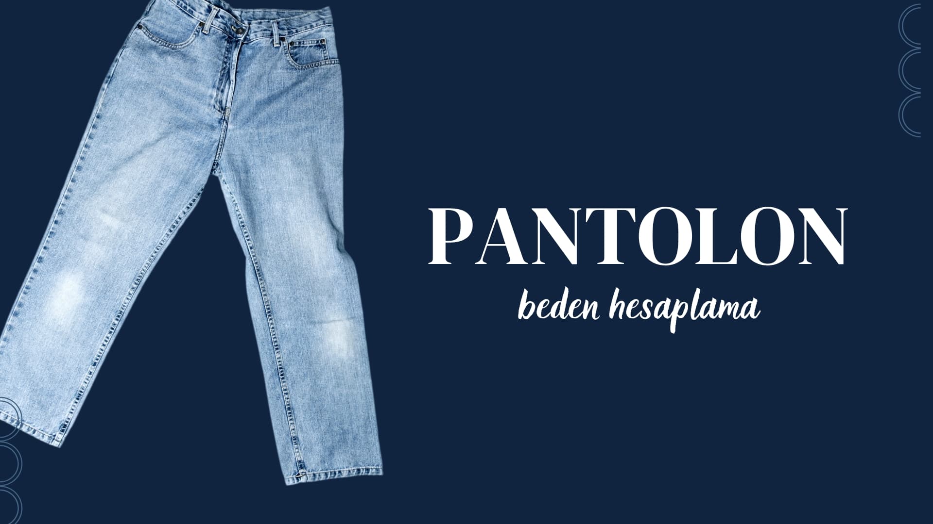 pantolon beden hesaplama kadın