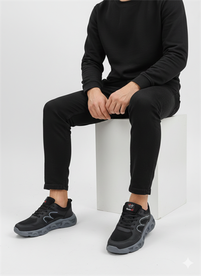 Erkek Desenli Casual Spor Ayakkabı