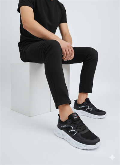 Erkek Desenli Casual Spor Ayakkabı