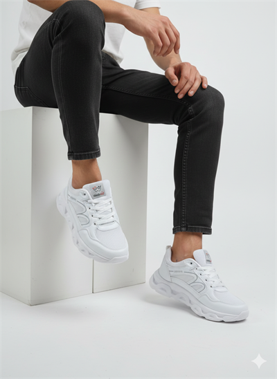 Erkek Desenli Casual Spor Ayakkabı