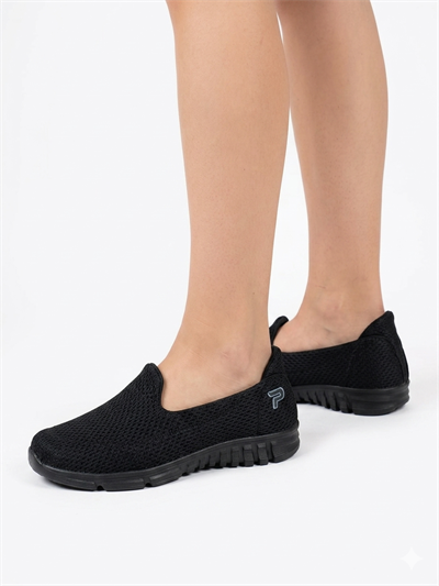 Kadın Fileli Rahat Memory Taban Sneaker