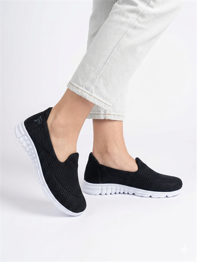 Kadın Fileli Rahat Memory Taban Sneaker