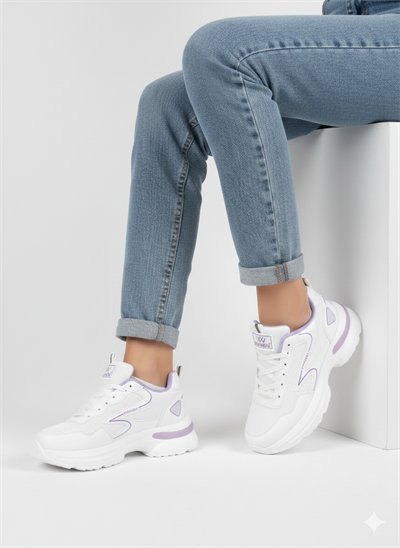 Kadın Hafif Taban  Sneakers Spor Ayakkabı