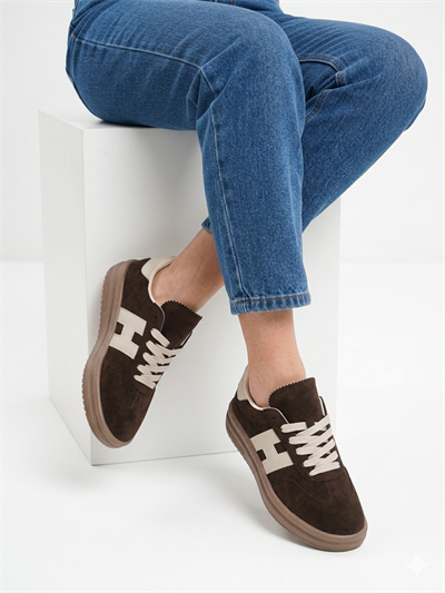 Zeno Originals Mocha Classic Court Sneaker 