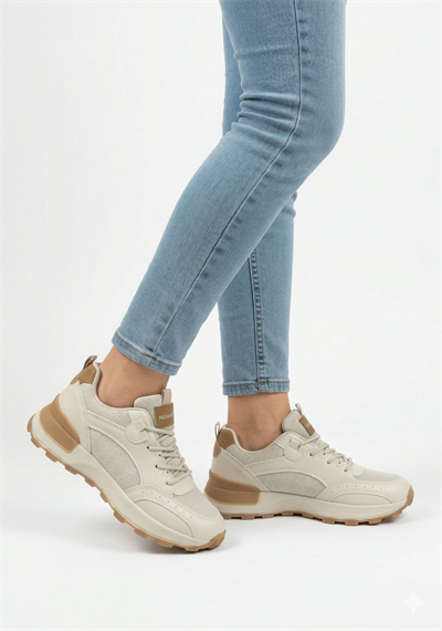 Kadın Hafif Kaydırmaz Taban Sneaker Ayakkabı