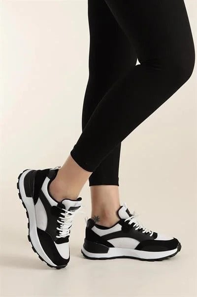 Kadın Hafif Kaydırmaz Taban Sneaker Ayakkabı