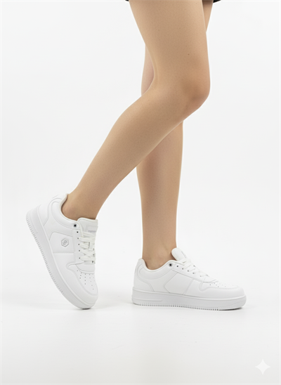 Unisex Beyaz Günlük Sneaker | Şık Ve Rahat Spor Ayakkabı Çift Ayakkabısı