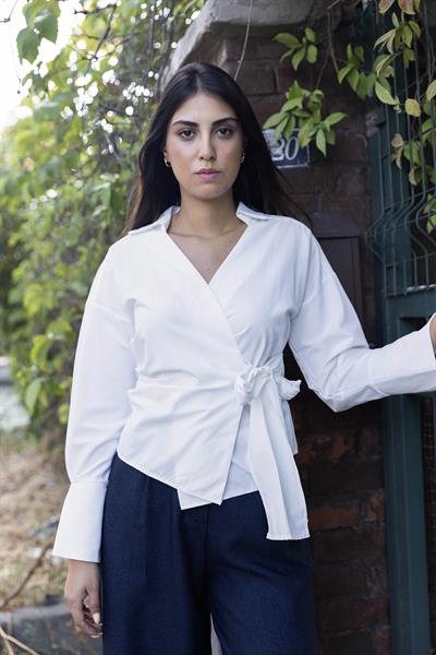 Kuşaklı Bluz