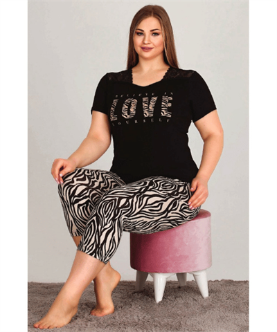 Zebra desen pijama takımı