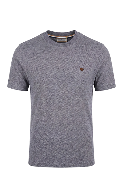 Jacquard Pique Crew Neck