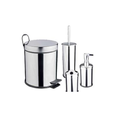 Maxiflow Pedallı Çöp Kovası &Wcfırça+Sab+Diş 4'Lü Set 430