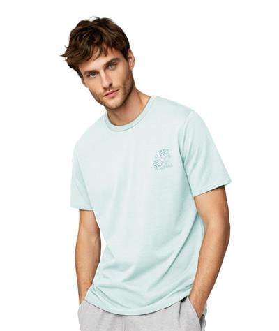 Erkek Pickleball Nakış Detaylı T-shirt