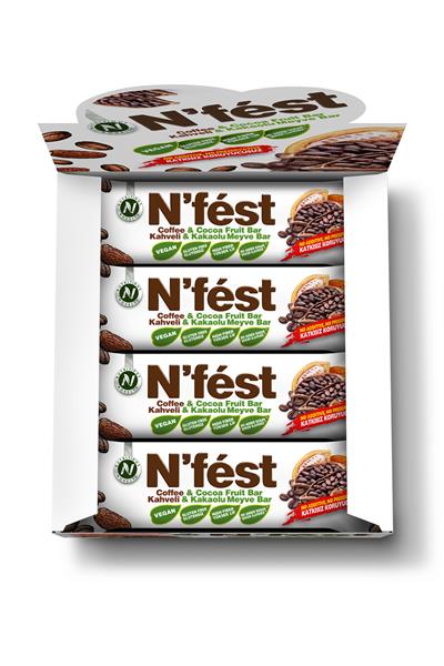 Meyve Bar Kahveli Kakaolu 40g x 12 Adet