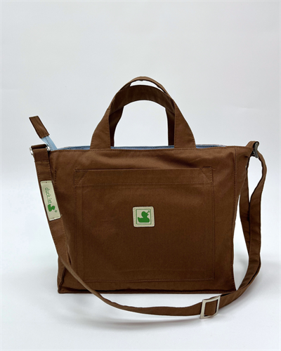 Kahverengi Gabardin Mavi Astar Mini duck.ist