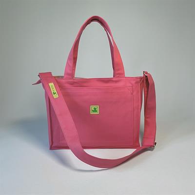Pink Gabardin Midi duck.ist
