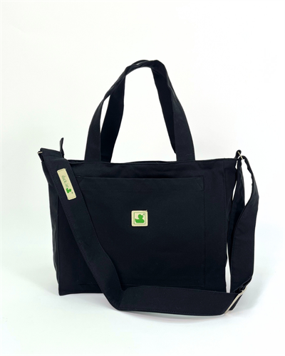 Siyah Gabardin Midi duck.ist
