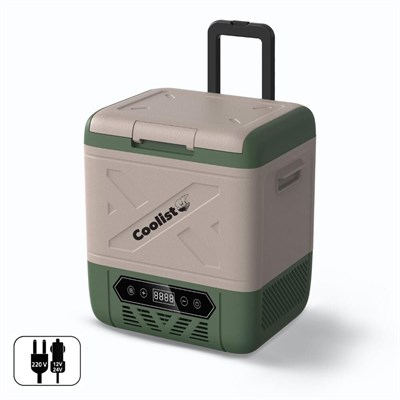 Coolist CLK18W 12/24Volt/ 220Volt 18 Litre Kompresörlü Tekerlekli Outdoor Oto Buzdolabı