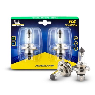 Michelin MC32286 12Volt 60/55Watt 1650 Lümen H4 2’li Halojen Far Seti