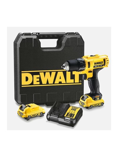 Dewalt DCD710D2 Çift Akülü 2 Ah Darbesiz Matkap