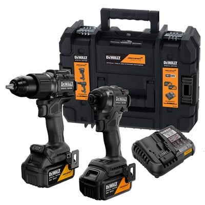 Dewalt McLaren 18V Akülü Vidalama & Kömürsüz Akülü Darbeli Matkap 2'li Set (5.0Ah Çift Akü Seti)