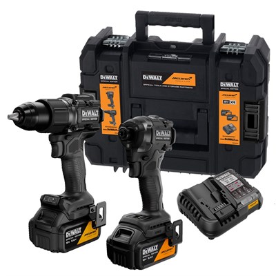 Dewalt McLaren 18V Akülü Vidalama & Kömürsüz Akülü Darbeli Matkap 2'li Set (5.0Ah Çift Akü Seti)