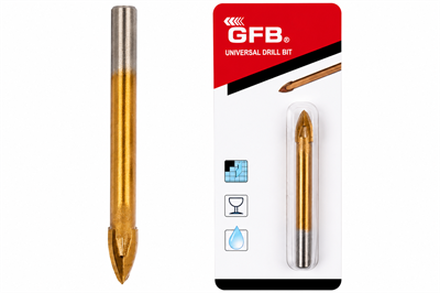 GFB 4603 7 mm Cam Seramik Delme Matkap Ucu Fayans Porselen Granit Seramik Cam Delici Uç