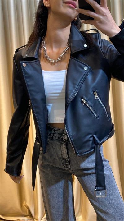 Biker Deri Ceket