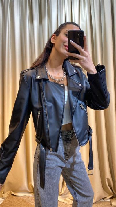 Biker Deri Ceket