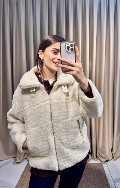 Fermuarlı Yumoş Mont 