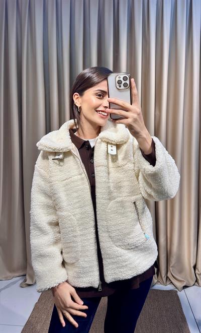 Fermuarlı Yumoş Mont 